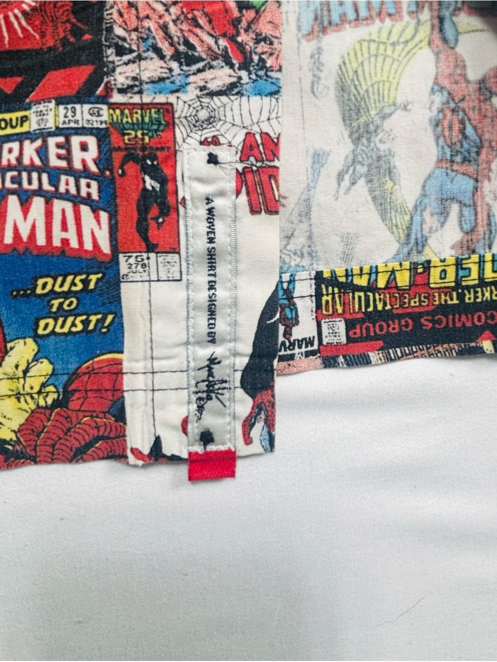 Ecko Unltd. Spider-Man Comic Print Button-Up Shirt - Multicolor - Picture 4 of 6